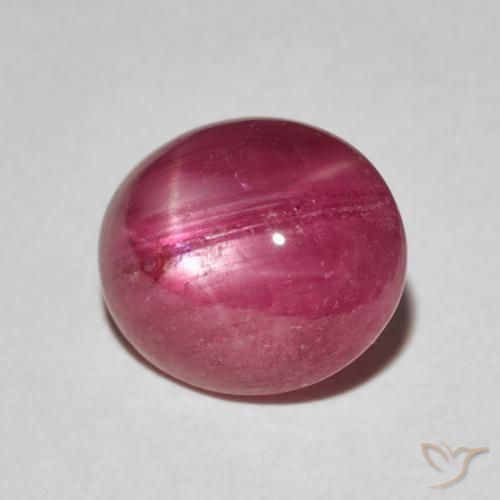 rubi estrela Jam Red Natural 3.66ct, oval, Opaco