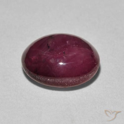 rubi estrela Vinho vermelho Natural 4.12ct, oval, Opaco