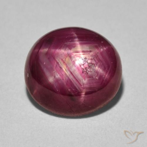 5.18ct Natural vermelho médio rubi estrela, oval, Opaco