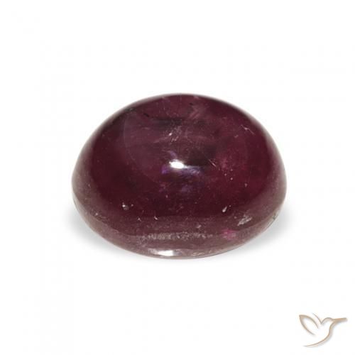 rubi estrela roxo médio Natural 3.21ct, oval, Opaco