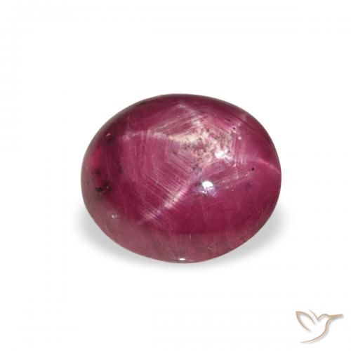 rubi estrela Medium Light-Purple Natural 2.50ct, oval, Opaco