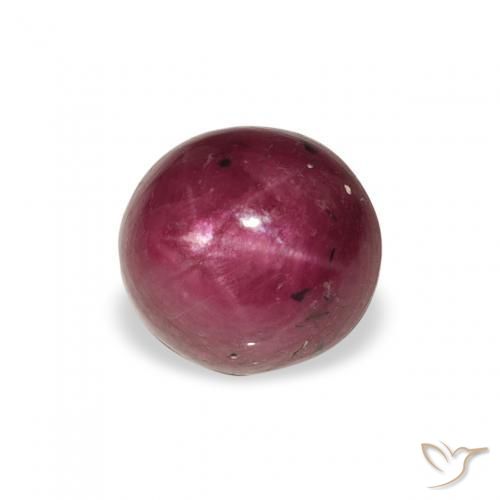 rubi estrela Magenta-Rosa Natural 3.15ct, oval, Opaco