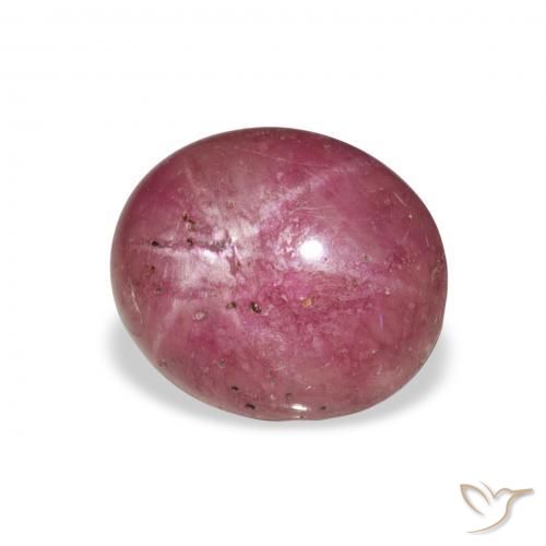 rubi estrela Magenta Natural 6.23ct, oval, Opaco