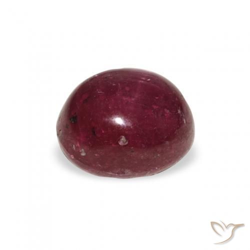 rubi estrela Magenta Profundo Natural 3.22ct, oval, Opaco