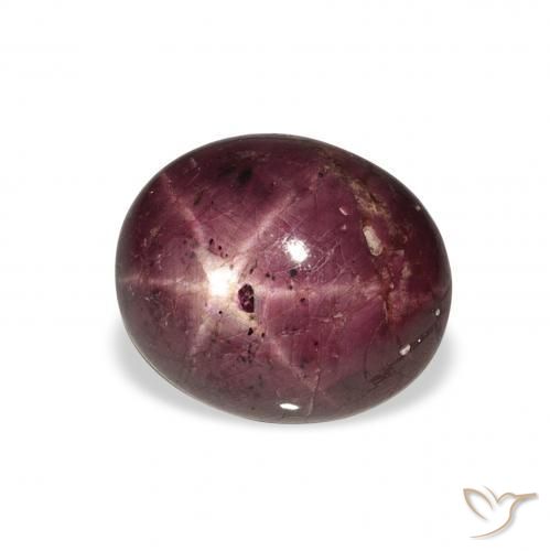rubi estrela roxo avermelhado Natural 9.90ct, oval, Opaco
