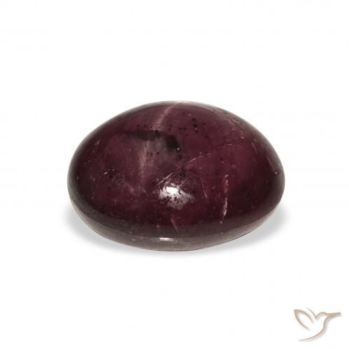 rubi estrela roxo avermelhado Natural 9.90ct, oval, Opaco