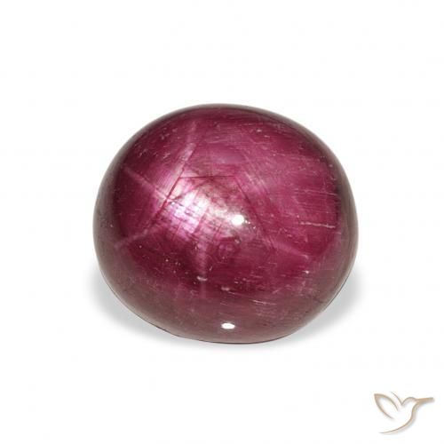 rubi estrela Medium Dark-Purple Natural 9.87ct, oval, Opaco