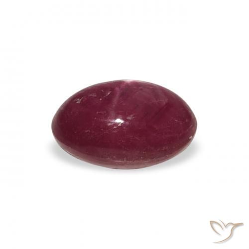 rubi estrela Medium Light-Purple Natural 2.87ct, oval, Opaco