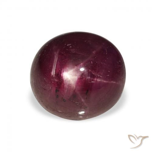 rubi estrela Vermelho escuro Natural 5.04ct, oval, Opaco