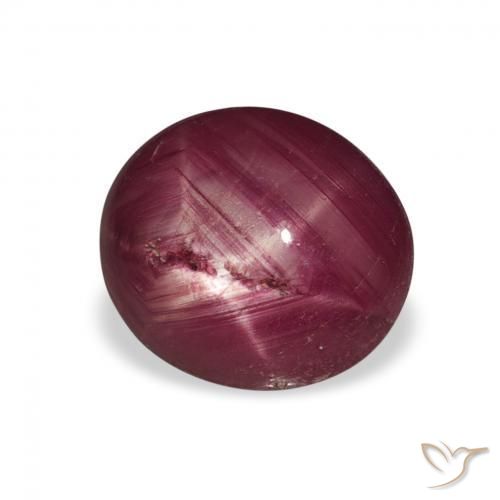 rubi estrela Vinho vermelho Natural 3.25ct, oval, Opaco