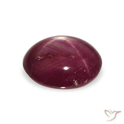 rubi estrela Vinho vermelho Natural 3.25ct, oval, Opaco