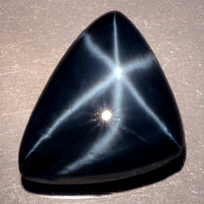 Safira estrela azul natural 13,29ct, transparente, transparente/translúcido