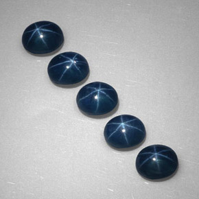 Pedras preciosas de safira estrela azul natural de  ct, transparente, transparente/translúcido