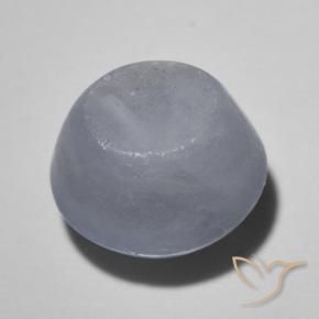Safira estrela cinza azulado Natural 7.06ct, oval, Opaco