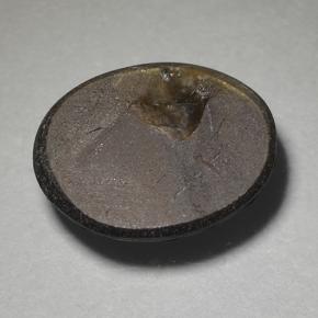 Safira Estrela Preto Natural 2.25ct, Corte Oval, Opaco