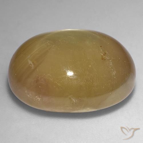 Safira estrela Ouro Alaranjado Natural 36.42ct, oval, Opaco