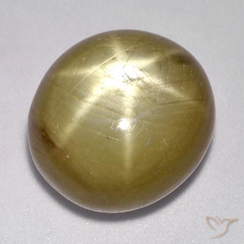 22.13ct Natural Ouro Alaranjado Safira estrela, oval, Opaco