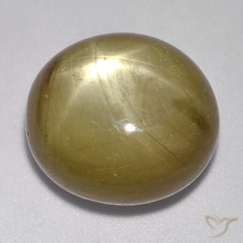 Safira estrela Ouro Alaranjado Natural 22.13ct, oval, Opaco