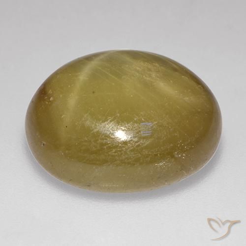 Safira estrela Ouro Alaranjado Natural 22.13ct, oval, Opaco