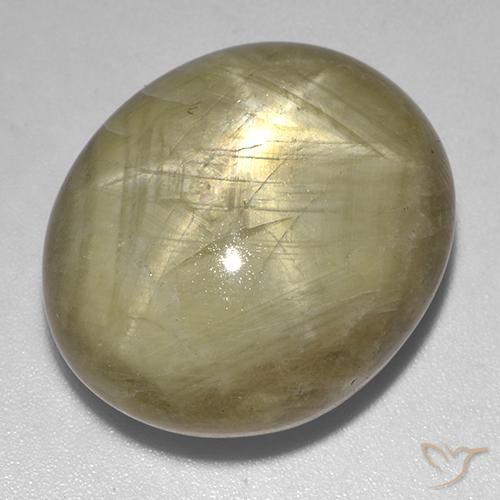 44.94ct Natural Amarelo Terroso Safira estrela, oval, Opaco
