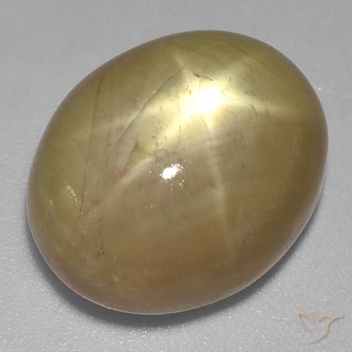 21.47ct Natural Ouro Alaranjado Safira estrela, oval, Opaco