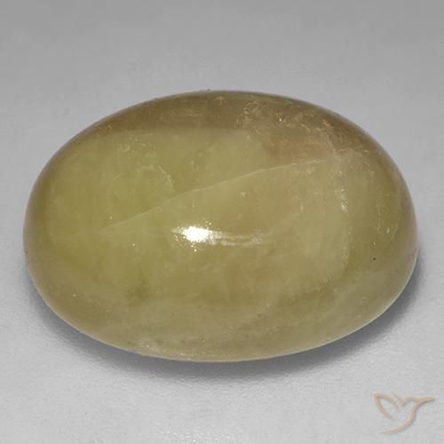 Safira estrela Ouro Alaranjado Natural 21.47ct, oval, Opaco