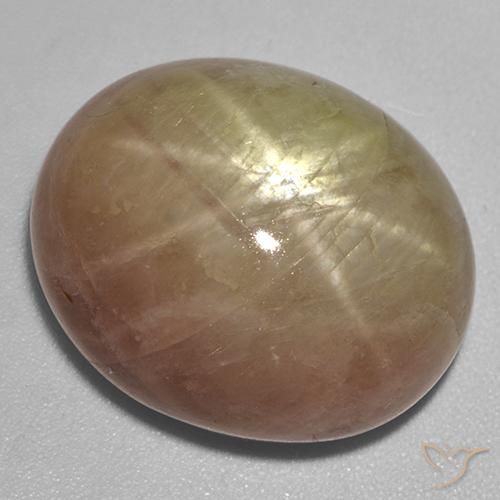 29.51ct Natural Ouro Alaranjado Safira estrela, oval, Opaco