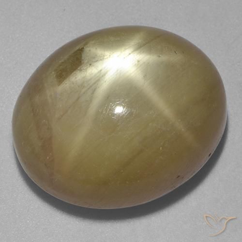 32.18ct Natural Ouro Alaranjado Safira estrela, oval, Opaco