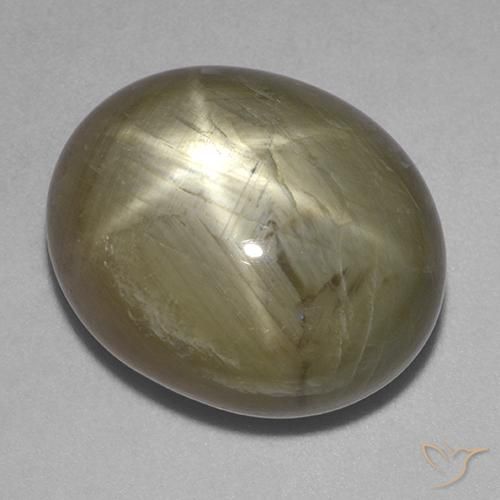 34.69ct Natural Ouro Safira estrela, oval, Opaco