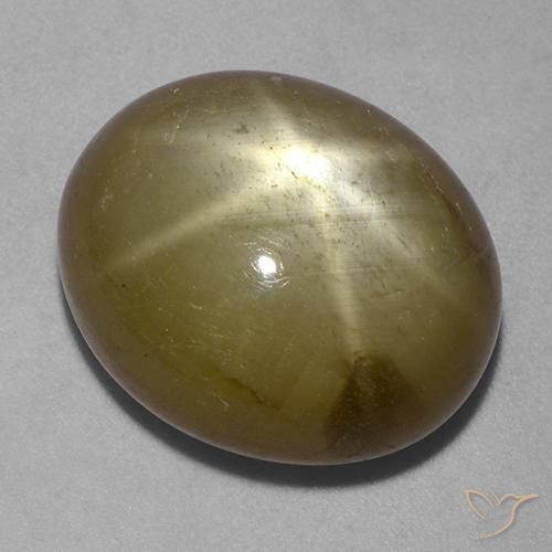 28.69ct Natural Ouro Safira estrela, oval, Opaco