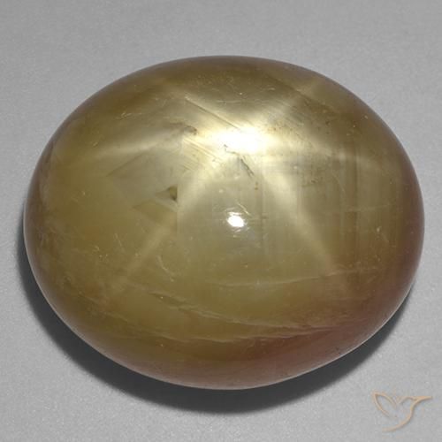 58.57ct Natural Ouro Alaranjado Safira estrela, oval, Opaco
