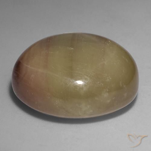 Safira estrela Ouro Alaranjado Natural 43.69ct, oval, Opaco