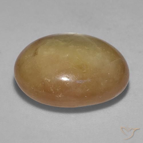 Safira estrela Ouro Alaranjado Natural 16.13ct, oval, Opaco
