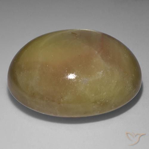 Safira estrela Ouro Alaranjado Natural 141.00ct, oval, Opaco
