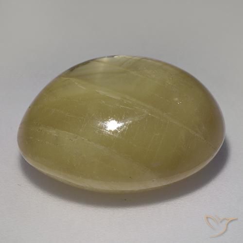 Safira estrela Amarelo dourado Natural 28.87ct, oval, Opaco