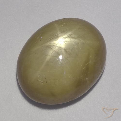 16.71ct Natural Amarelo dourado Safira estrela, oval, Opaco