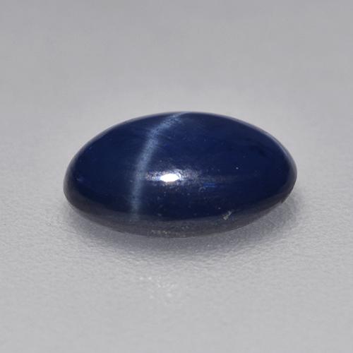 Safira Estrela Crepúsculo Azul Natural 0.98ct, Corte Oval, Translúcido
