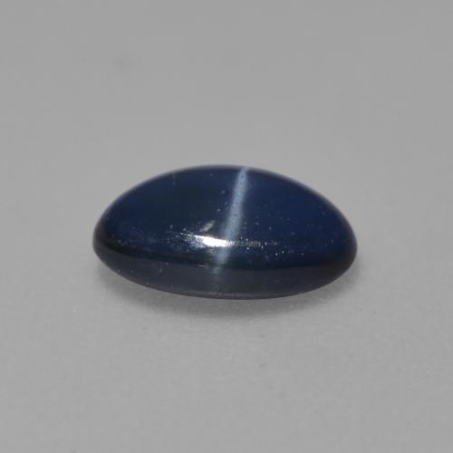 Safira Estrela azul real Natural 0.92ct, Corte Oval, Translúcido