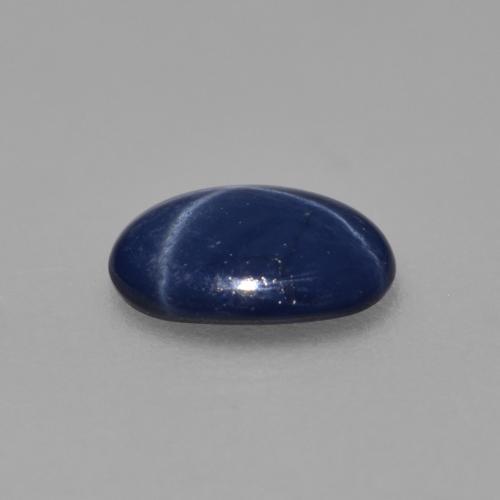 Safira Estrela azul real Natural 0.78ct, Corte Oval, Translúcido