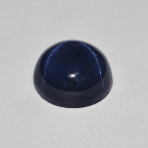 Safira Estrela Azul-marinho Natural 2.23ct, Corte Redondo, Opaco