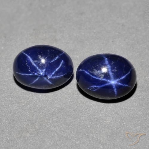3.18ctw Natural Azul-marinho Safira estrela, oval, Opaco