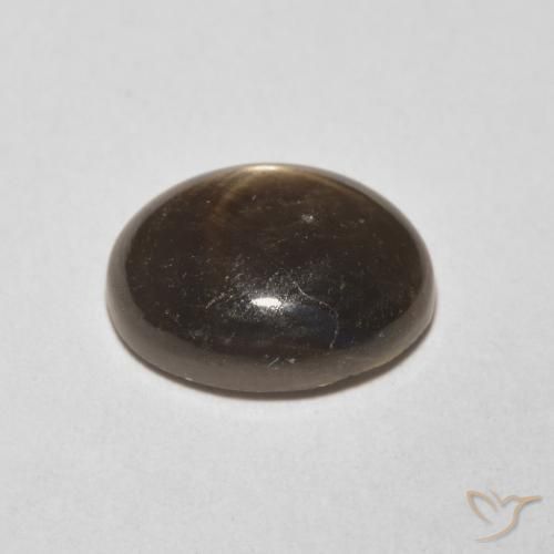 Safira estrela Preto Natural 4.26ct, oval, Opaco