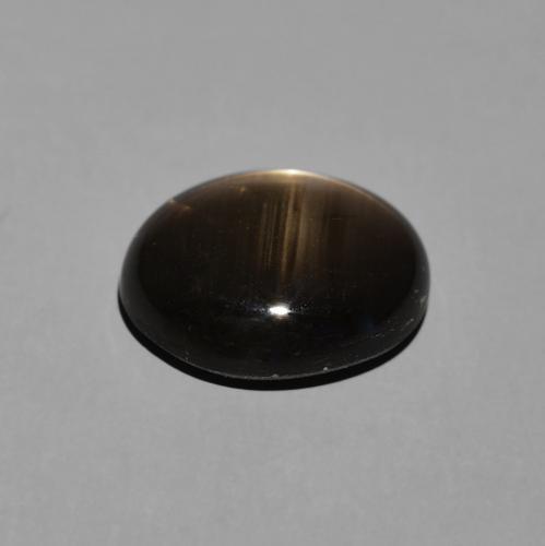 Safira estrela Preto Natural 5.12ct, oval, Opaco