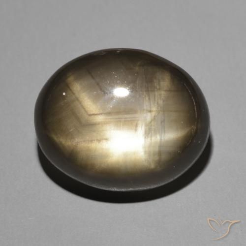 7.80ct Natural Preto Safira estrela, oval, Opaco