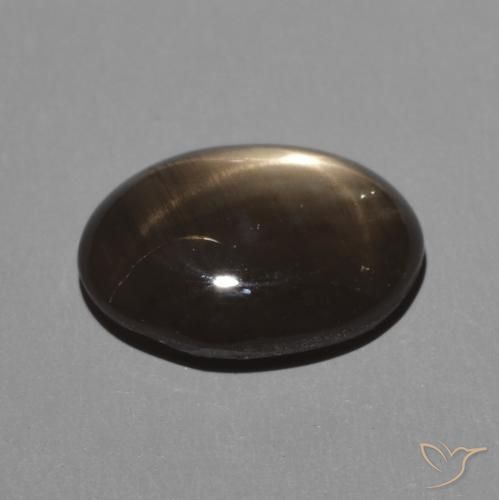 Safira estrela Preto Natural 2.95ct, oval, Opaco