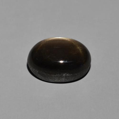 Safira estrela Preto Natural 5.94ct, oval, Opaco