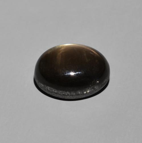 Safira estrela Preto Natural 4.38ct, oval, Opaco