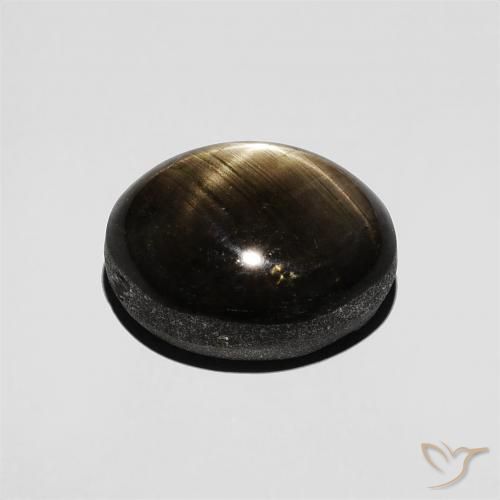 Safira estrela Preto Natural 5.20ct, oval, Opaco