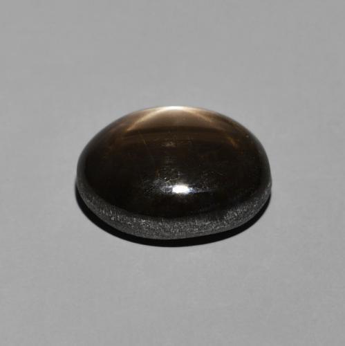 Safira estrela Preto Natural 4.70ct, oval, Opaco