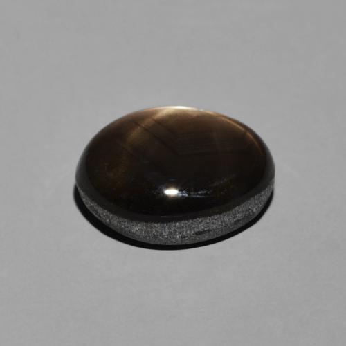 Safira estrela Preto Natural 3.88ct, oval, Opaco
